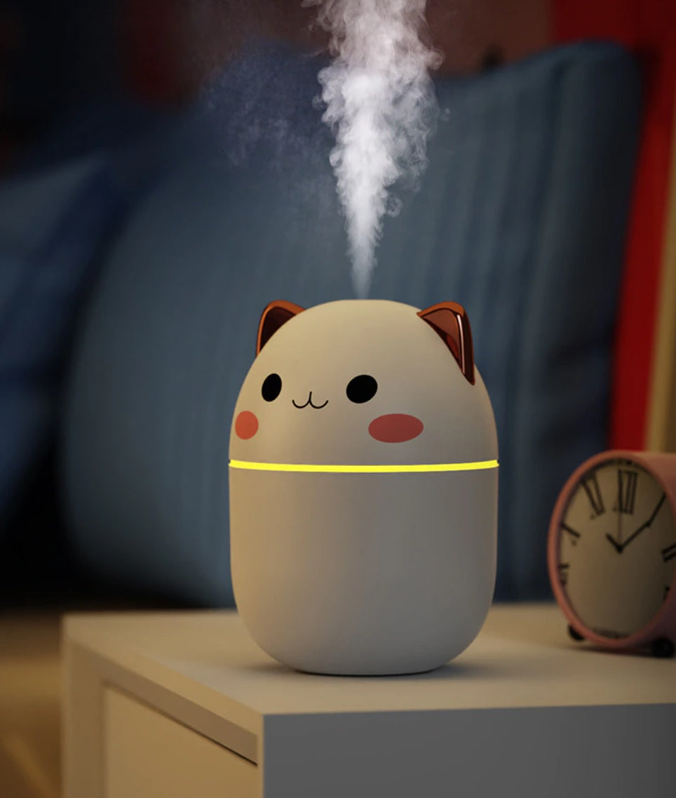 Cute Air Humidifier with Night Light